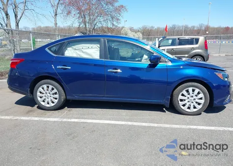 2019 Nissan Sentra S из США, поврежденный, VIN 3N1AB7APXKY406785